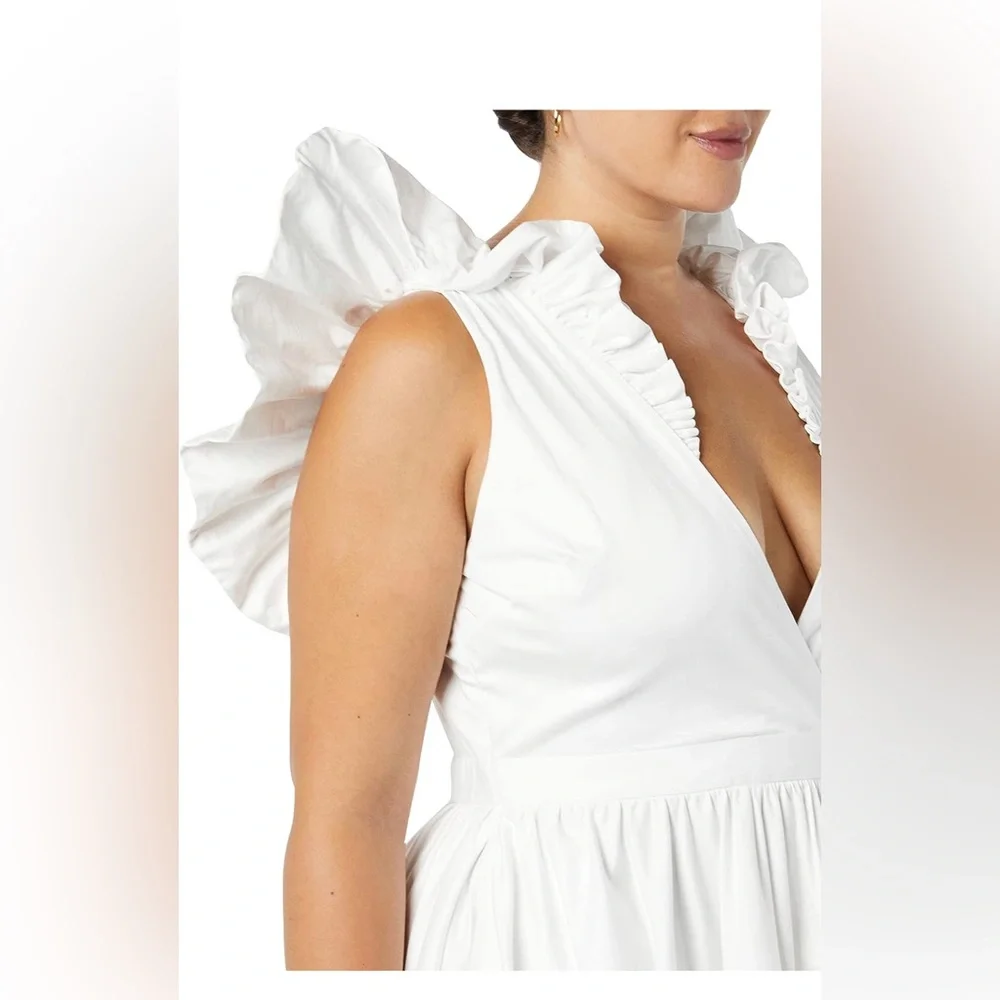 Making the Cut Season 3 Episode 1 Winning Look Sienna's Ruffle High-Low Dress - Picture 4 of 4